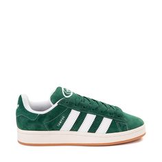 https://www.journeys.com/product/adidas-campus-00s-athletic-shoe-dark-green-cloud-white-437301?c=0 Adidas Shoes Green, Green Adidas Shoes, Chris Brown Tour, Green Campus, Adidas Campus Shoes, Adidas Outfit Shoes, Pretty Sneakers, Preppy Shoes, Green Sneakers