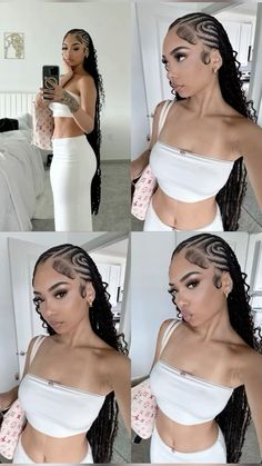 Braided Hairstyles For Black Women Cornrows, Vacation Hairstyles, Box Braids Hairstyles For Black Women, Cute Braided Hairstyles, Braided Cornrow Hairstyles, Braids Hairstyles Pictures, Cute Box Braids Hairstyles, Quick Braided Hairstyles, Protective Hairstyles Braids