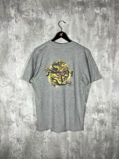 Vintage 90s Hard Rock Cafe Chinese Dragon T Shirt Tagged L Sing stitch collar Great condition💥💥 #jnco #odm #dragon #china #hardrockcafe Dragon Print Crew Neck Top For Streetwear, Large T Shirt, China Dragon, Vintage Hard Rock Cafe Sweatshirt, Cafe Vintage, Cotton T-shirt With Dragon Print For Streetwear, Casual Crew Neck T-shirt With Dragon Print, Cotton T-shirt With Dragon Print, Rock Cafe