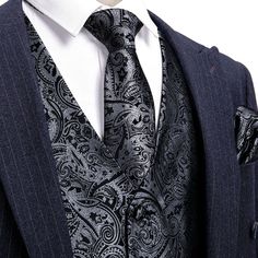 Business Vest, Tuxedo Coat, Tuxedo Vest, Mens Waistcoat, Men's Waistcoat, Silk Vest, Waistcoat Men, Vest Set, Vest And Tie