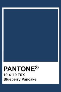 pantone's blueberry pancake color is shown