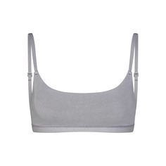 COTTON JERSEY SCOOP BRALETTE | PACIFIC Low-cut Crop Top With Built-in Bra For Loungewear, Everyday Scoop Neck Seamless Crop Top, Scoop Neck Sports Bra With Adjustable Straps For Loungewear, Scoop Neck Stretch Bra With Adjustable Straps, Everyday Scoop Neck Bra With Adjustable Straps, Wide Straps Sports Bra With Built-in Bra For Loungewear, Scoop Neck Crop Top With Light Support, Everyday Seamless Sports Bra With Wide Straps, Everyday Seamless No-show Bra