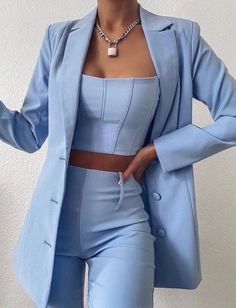 Looks Chic, Fancy Outfits, Suit Fashion, Mode Inspiration, Teen Fashion Outfits, Looks Vintage, Elegant Outfit, Cute Casual Outfits