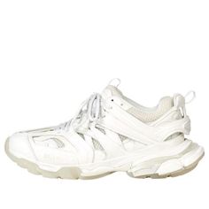 Balenciaga Track Sneaker 'Glow In The Dark' 542023W3CR19000 Balenciaga Track Sneaker, Balenciaga Track, Dad Shoes, Sneakers White, Glow In The Dark, Low Top, Perfect Pair, The Darkest, Your Perfect