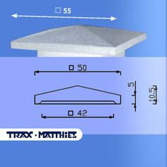 an image of a roof with measurements for the top and bottom section, as shown in this