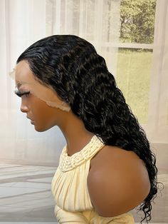 Healing Wig Name - Promise 13x4 Frontal Wig - The unit comes with a frontal but if you would like a closure unit - please message me. Brazil Wet & Wavy **Human Hair**  150 % Density up to 20" then it switches to 180% Density  The Mannequin is wearing 22" Adjustable Straps Combs Cap Size 22.5 (Fits Most) - Can tighten down to 21.5 and up to 23.5 My First Wig, Long Curly Wig, Human Wigs, Hair Vendor, Frontal Wig, Long Wigs, Beautiful Person, Curly Wigs, Long Curly