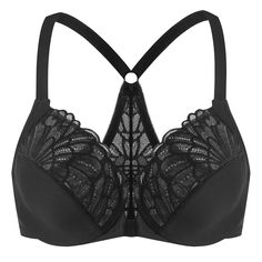 PRICES MAY VARY. Front clasp closure is easy on / off Underwire bra with lace T-back Fully adjustable stretch shoulder straps Moisture-wicking bottom cups and mesh wings Unlined cups with beautiful stretch lace in the top Beautiful stretch lace and effortless front closure create the perfect combination of style and comfort. Front Fastening Bras, Boat Neck Shirt, Front Closure Bra, Pretty Bras, Bra Size Charts, Bra Cup Sizes, Unlined Bra, Comfortable Bras, Perfect Bra