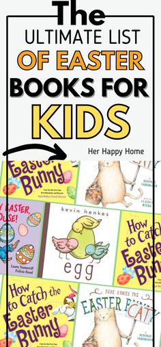 the ultimate list of easter books for kids to help them learn how to write and read