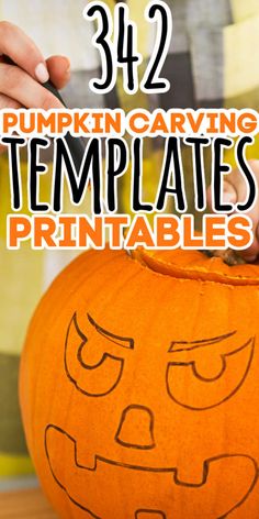 pumpkin carving templates printables for kids and adults to use on halloween crafts