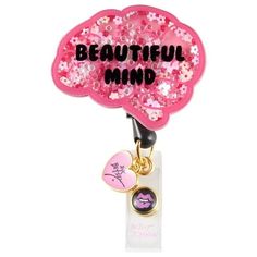 Show your fab side with our adorable Betsey Johnson retractable ID badge reels. * A great way to display ID badges with stylish flair. * Fun and fashionable * Retractable cord with snap badge holder at end * Easily clips to your garment * 100% plastic Color: Brainy. Nurse Badge Holders, Retractable Id Badge Holder, Retractable Badge Holder, Id Badge Reels, Happy Pills, Nurse Badge Reel, Nurse Badge, Retractable Badge Reel, Id Badge Holders