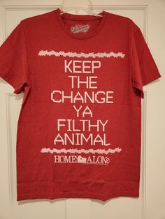 #ChriatmasMovie #HomeAlone #FilthyAnimal Home Alone Shirt Ideas, Iconic Christmas, Ya Filthy Animal, Filthy Animal, Christmas Movie, Home Alone, Christmas Tees, The Change, Cricut Svg