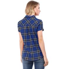 The classic plaid shirt can be mixed easily with a variety of styles. This plaid short-sleeved cotton shirt will become a quick go-to in your wardrobe. Style it with your favorite jeans or skirts for a casual look. Perfect for going out and traveling with friends. Occasions: Beach, weekend, gathering, daily, and so on. NOTE: Material: 90% Polyester, 5% Rayon, 5% Spandex: Light Green; 95% Polyester, 5% Spandex: Pink; 50% Cotton, 50% Polyester: White Black, Beige Red, Burgundy, Red Black, Red Yell Classic Short Sleeve Cotton Flannel Shirt, Classic Cotton Short Sleeve Flannel Shirt, Plaid Cotton Short Sleeve Shirt With Button Closure, Short Sleeve Cotton Flannel Shirt With Button Closure, Plaid Short Sleeve Flannel Shirt With Button Closure, Plaid Flannel Shirt With Short Sleeves, Plaid Flannel Shirt With Short Sleeves And Button Closure, Plaid Short Sleeve Cotton Flannel Shirt, Casual Short Sleeve Flannel Shirt