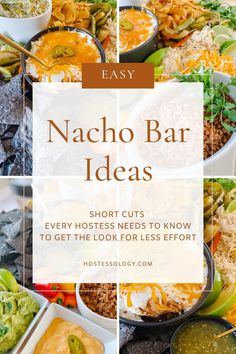 nacho bar ideas with text overlay