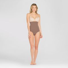 Assets by Spanx Women's Remarkable Results High Waist Midthigh Control Briefs - Café Au Lait XL Sculpting Shapewear Brief With Built-in Bra, Sculpting Shapewear With Built-in Bra In Brief Style, Supportive Shapewear Bottoms With Wide Waistband, Supportive High Waist Beige Bottoms, Sculpting Brief Shapewear Bottoms, Supportive Beige Shapewear Bottoms, Supportive Shapewear Bottoms With Built-in Bra, Supportive High Waist Shapewear With Wide Waistband, Supportive High-cut Leg Shapewear With Wide Waistband