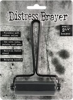 PRICES MAY VARY. Craft Supplies The 2.25 inch Tim Holtz Distress Brayer is ideal for various ink, paint, and texture techniques Use to apply inks, paints, and mediums to stamps, papers, and mixed-media surfaces Item Package Weight: 1.8 pounds Texture Techniques, Tim Holtz Distress Ink, Ranger Ink, Cadeau Diy, Distress Oxide Ink, Distress Oxides, Surface Cleaner, Creative Hobbies, Simon Says Stamp