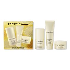 Holy Grail Mini Hyper Real Skin Care Gift Set - HOLY GRAIL MINI HYPER REAL KITBenefitsMINI MAC HYPER REAL SERUMIZER SKIN BALANCING HYDRATION SERUMAFTER 1 USE:+161% increased hydration for balanced skin*+71% strengthened skin barrier*AFTER 4 WEEKS:100% had a visible reduction in dark spots**-30% reduction in the appearance of pores***MINI MAC HYPER REAL SKINCANVAS BALM MOISTURIZING CREAM100% showed an immediate improvement in hydration*97% said skin felt soft and looked smoother**AFTER 1 WEEK:99% Mac Hyper Real, Hyper Real, Hydration Serum, Travel Skincare, Ge Bort, Mini Mac, Skincare Gift Set, Moisturizing Serum, Cream Cleanser