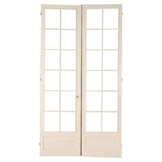 an open white door on a white background