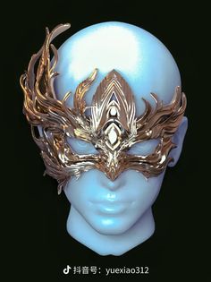 Mask Design For Masquerade, Masquerade Mask Sun, Fantasy Eye Mask Design, Fire Masquerade Mask, Character Accessories Ideas, Moon Masquerade Mask, Fantasy Mask Design, Bird Masquerade Mask, Masquerade Mask Design