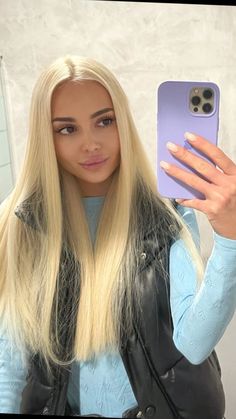 Long Blonde Hair Pale Skin, Girl With Platinum Blonde Hair, Long Silky Hair Blonde, Blond Bombshell Aesthetic, Long Platinum Blonde Hair Aesthetic, Bleach Blonde Hair, Hair Inspiration Short