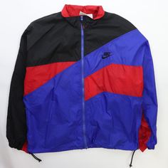 Vintage Nike Windbreaker Light Jacket Size Large 80s 90s Condition/Description Excellent condition.  Photos will highlight any imperfections on the item. Please refer to the photos to see the specific condition of the item.  Measurements: Pit to pit - 28" Length - 27" Collar to cuff - 31" Due to the nature of vintage clothing, size in title may not accurately represent the measurement of the item. Please refer to the measurements above to ensure the right fit. CONDITION LEGEND Excellent - Free of marks, stains, holes, or loose stitching. Great - Minor cracking or pilling; items may have minor marks or stains (free of fraying, loose stitching, and holes/rips). Good - May have minor marks/stains, minor yellowing, small holes, loose stitching, or fraying. Satisfactory - May have marks & stain Vintage Nike Windbreaker, Nike Windbreaker, Nike Vintage, Light Jacket, Vintage Nike, Vintage Clothing, Favorite Outfit, Mens Jackets, Vintage Outfits