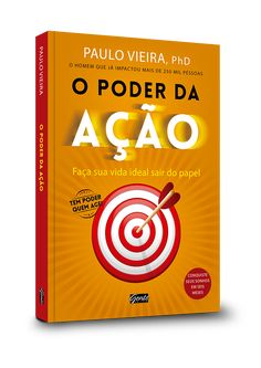 an orange book cover with the words o poder da acao in spanish and english