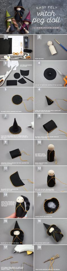 the instructions for how to make an origami hat with scissors and threads