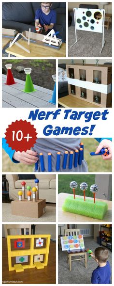 nerf target games for kids to play with