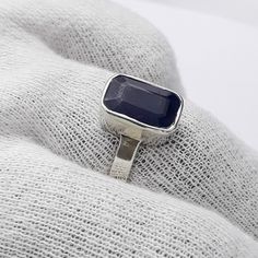 *Material92.5 Sterling Silver *gemstoneNatural Blue sapphire *Stone shapeRectangle Cut *gemstone ColourBlue *Gemstone Size9x11 mm (According to Stone Weight ) *stone weight4.15 carat *Band ColourSilver *Ring For Unisex Men or Women *Handmade Ring *Please feel free to contact me, I'm very happy to solve your question Boho Ring, Best Selling Ring, Bridesmaid Gift, 925 Silver Ring, V day Gift for Her, Vintage Rings, Family Jewelry, Sterling silver Ring, Gifts for Mom, Valentine Day Gift,Handmade Ri Sterling Silver Sapphire Ring With Rectangular Stone, Silver Sapphire Ring With Rectangular Gemstone, Silver Rectangular Sapphire Ring, Sapphire Ring With Rectangular Stone In Sterling Silver, Rectangular Sapphire Birthstone Ring As Gift, Silver Rectangular Sapphire Ring Gift, Rectangular Silver Sapphire Ring Gift, Rectangular Sapphire Ring For Gift, Rectangular Sapphire Ring Gift