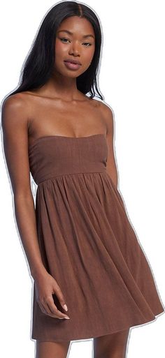 Womens Tie, Strapless Mini Dress, Tie Backs, Pacsun, Mini Dress