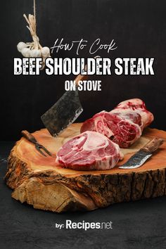 how to cook beef shoulder steak on stove