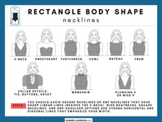 Rectangle Body Shape Fashion, Body Type Clothes, Rectangle Body Shape Outfits, Body Shape Guide, Dress For Body Shape, Building A Wardrobe, Rectangle Body Shape, Body Fashion, Mode Tips