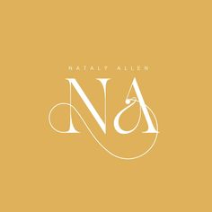 the logo for natly allen's new album, no4 is shown on an orange background