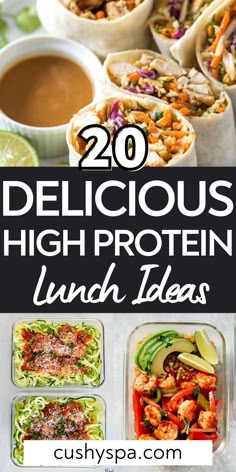 20 delicious high protein lunch ideas that are easy to make and great for the whole family