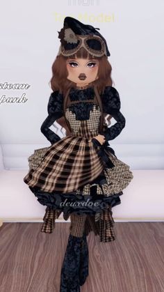 Dti Roblox Kawaii Outfit, Dti Roblox Steampunk Theme, Dress To Impress Theme Steampunk, Gamer Dress To Impress Outfit, Dress To Impress Dungeons And Dragons, Dress To Impress Bossy, Dti Outfit Idea, I Would Never Wear This Dress To Impress, Steampunk Dress To Impress