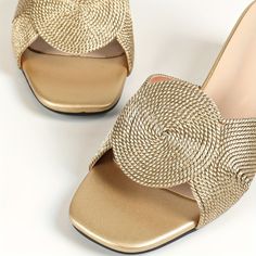 Patterned:Solid colorMaterial:HempHeel Type:Block heelClosure:Slip-onToe Style:Square toeAll-season:SummerHeel Hight:Mid HeelItem ID:FW70843 Gold Trendy Mules For Spring, Trendy Gold Mules For Spring, Spring Gold Trendy Mules, Gold Slip-on Mules For Spring, Gold Block Heels For Summer Party, Elegant Gold Block Heels For Summer, Trendy Gold Mules For Evening, Gold Padded Heel Mules For Summer, Gold Open Heel Vacation Heels