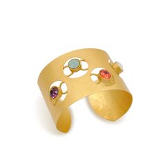 Made in NY The Eos Cuff is a shining sun right on your wrist. A thick hammered metal panel cuff where i have hand cutted the circles and bonded actines to give the Sun feeling & adorned with multi colored Austrian crystals. Available in Gold and Silver. Request your favorite crystal color. Platings: Gold : 18k electroplated gold Silver : Plated with pure silver and Oxidized to give an antique look.Crystal: High quality crystals.Please check the CRYSTAL COLOR GUIDE page for more color options.At Color Guide, Jewelry Care Instructions, Gold Bracelet Cuff, Hammered Metal, Metal Panels, Silver Cuff Bracelet, Austrian Crystal, Pure Silver, Jewelry Care