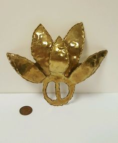 Find Rare And Unique Vintage Hand Crafted Brass Leaf Belt Buckle/hair Accessory on eBay in the category Clothing, Shoes & Accessories>Specialty>Vintage>Vintage Accessories>Belt Buckles. Leaf Belt, Brass Belt, Brass Belt Buckles, Scarf Rings, Hammered Brass, Hand Forged, Belt Buckle, Vintage Accessories, Hair Accessory