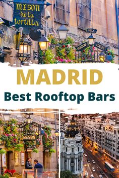 madrid rooftop bars | rooftop bars in madrid | best rooftop bars in madrid | best rooftop bars madrid | madrid spain rooftop bars | best bars madrid | best bars in madrid | best tapas bars in madrid | best rooftop bars in madrid | best rooftop bars madrid | #madrid #spain #rooftop #bars #europe #travels #food #italiantripabroad Madrid Tourist Attractions, Madrid Bars, Madrid Nightlife, Madrid Food, Madrid Spain Travel, Madrid Restaurants, Best Tapas, Best Cocktail Bars, European City Breaks