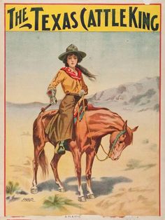 the texas cattleking magazine cover shows a woman on a horse