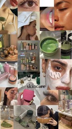 Skin Care Mood Board, Skin Care Vision Board, Beauty Maintenance, Haut Routine, Pretty Skin Care, Pretty Skin