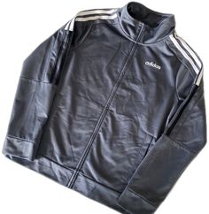 Adidas Winter Track Jacket With Ribbed Cuffs, Adidas Track Jacket For Fall Outdoor, Adidas Track Jacket For Fall Outdoor Activities, Adidas Winter Track Jacket For Outdoor, Adidas Winter Track Jacket Long Sleeve, Adidas Track Jacket With Ribbed Cuffs For Fall, Adidas Long Sleeve Winter Track Jacket, Adidas Fall Track Jacket With Ribbed Cuffs, Adidas Track Jacket With Pockets For Winter