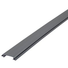 an aluminum profile strip on a white background