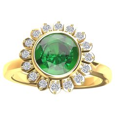 18 Karat Yellow Gold Art Deco GIA Emerald Inspired Flower ring, Tiffany Designer, Thomas Kurilla is very inspired by the skill and ingenuity of designs in the Art Deco period , 1919 - 1939. Known as "le style moderne" or Jazz Moderne. With bold, symmetrical designs. This is before the CAD designing tools of today. Wild imaginations , which is truly considered beyond jewelry to fine art. Clean shapes and geometrics create this open petals flower of diamonds accent of the center stone. .78 ct wt. Designing Tools, Gold Art Deco, Art Deco Period, Gold Art, Flower Ring, Style Moderne, American Art, Ring Verlobung, Fashion Rings