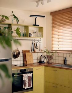 the kitchen is clean and ready for us to use in the day time, as well as cooking utensils