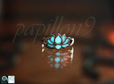 LOTUS Flower Toe Ring silver 925  GLOW in the DARK Luminous Ring Jewelry For Gifts, Luminous Ring Jewelry As A Gift, Beautiful Lotus Flower, Toes Ring Silver, Midi Rings Silver, Go To The Beach, Midi Ring, Toe Ring, Midi Rings