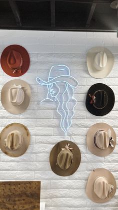 #western #westernstyle #westernaesthetic #customhatbar Western Boutique Names, Diy Cowboy Hat Decoration, Hat Bar Ideas, Cowgirl Hats Western, Custom Cowboy Hats, Hat Bar, Boutique Names, Truck Business, Food Truck Business