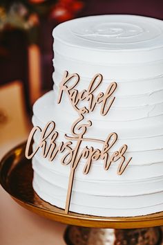 A custom wooden cake topper is a beautiful and unique decoration for any cake. This topper is laser cut from high-quality wood and crafted by our skilled artisans to ensure a flawless finish. The topper can be customized with any message, name, or design of your choice, making it a personalized and meaningful addition to your special occasion. The wooden cake topper can be left unfinished, for a natural and rustic look, or, can be painted in a range of colors to match your cake's color scheme. T Western Wedding Cake, Western Wedding Cakes, Holiday Place Cards, Wooden Cake Topper, Christmas Place Cards, Rustic Wedding Cake Toppers, Rustic Cake Toppers, Wooden Cake, Unique Decoration