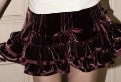 Gothic Fitted Mini Skirt With Ruffles, Dark Coquette Skirt, Spring Gothic Mini Skirt With Ruffles, Gothic Flowy Ruffled Skirt, Gothic Coquette, Gothic Pleated Mini Skirt, Dark Gothic, Fall Fits, Gothic Lolita