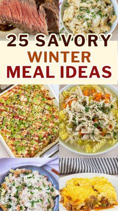 25 savory winter meal ideas