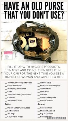 Homeless Bags, Homeless Care Package, Blessing Bags, Emergency Preparedness Kit, Gift For Mom Christmas, Christmas Gift Basket Ideas, Charity Work, Christmas Gift For Mom